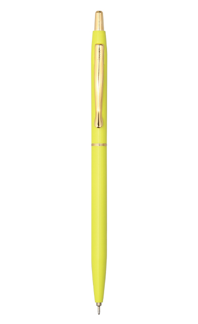 10.004BD Ручка шариковая Pastel лимонный ст. черный 0,6 